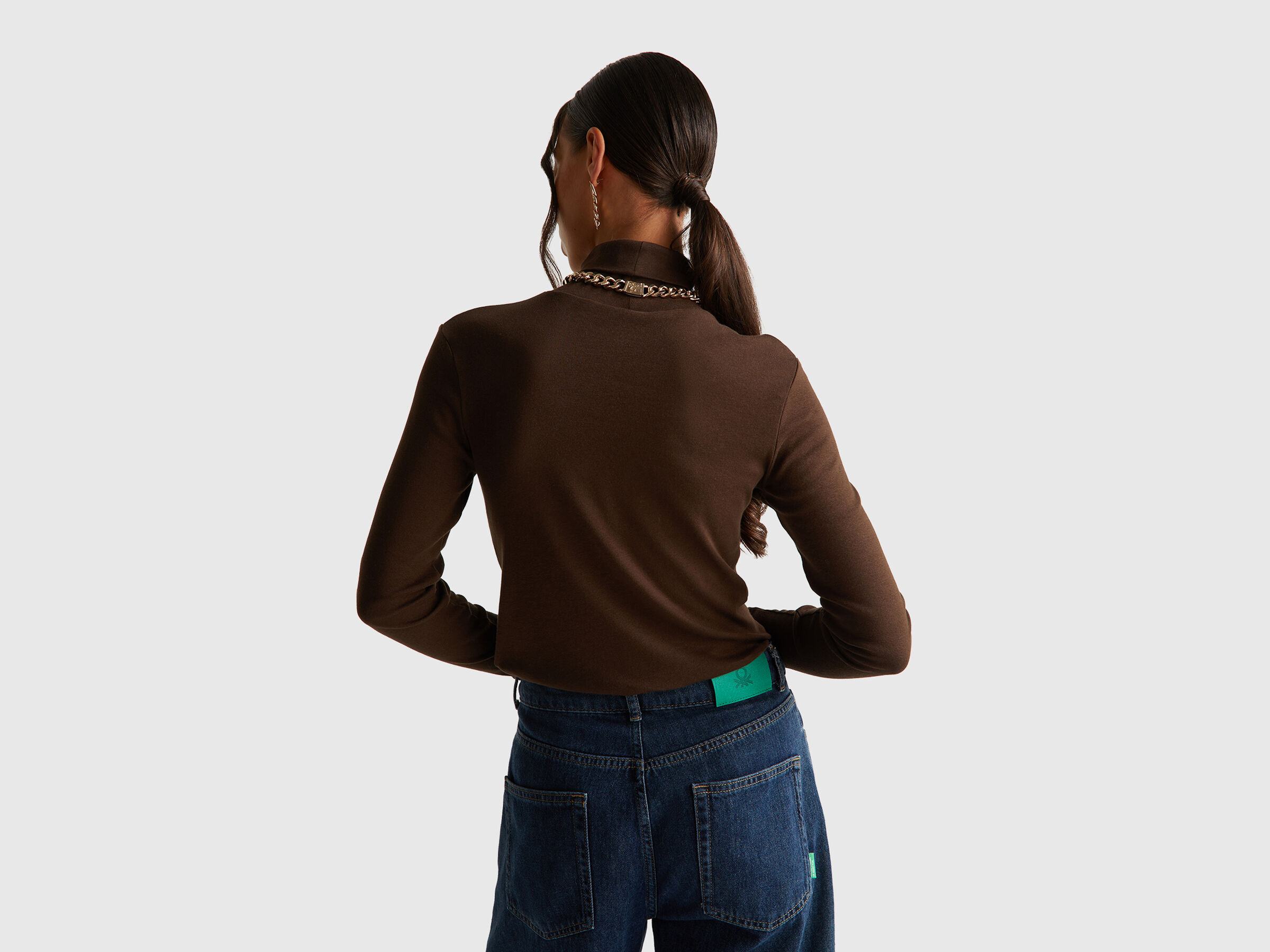 TURTLE NECK SWEATER Women image number 2